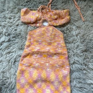 Princess Polly novah mini dress orange